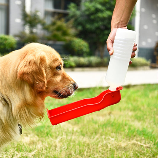 Pet Travel Water Bottle & Bowl